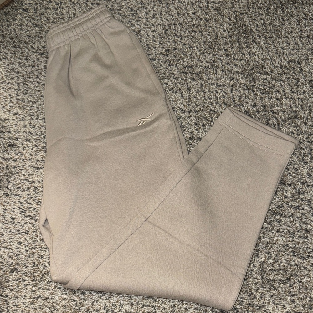 Reebok Beige Jogger Pants